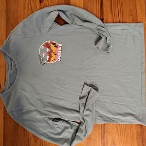 Girls long sleeve graphic tee size m (7/8)